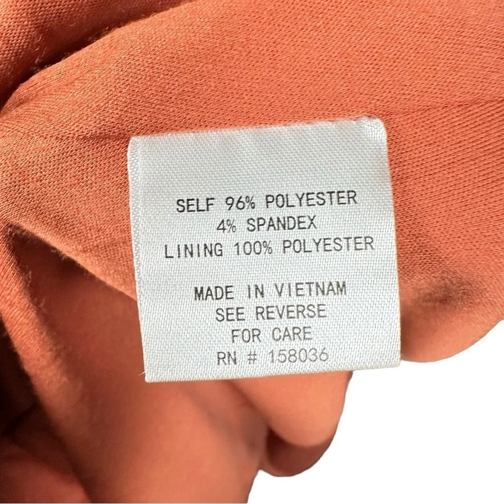 BIRDY GREY Ash Side Slit Crepe Maxi Bridesmaid Dress in terracotta - Picture 12 of 16